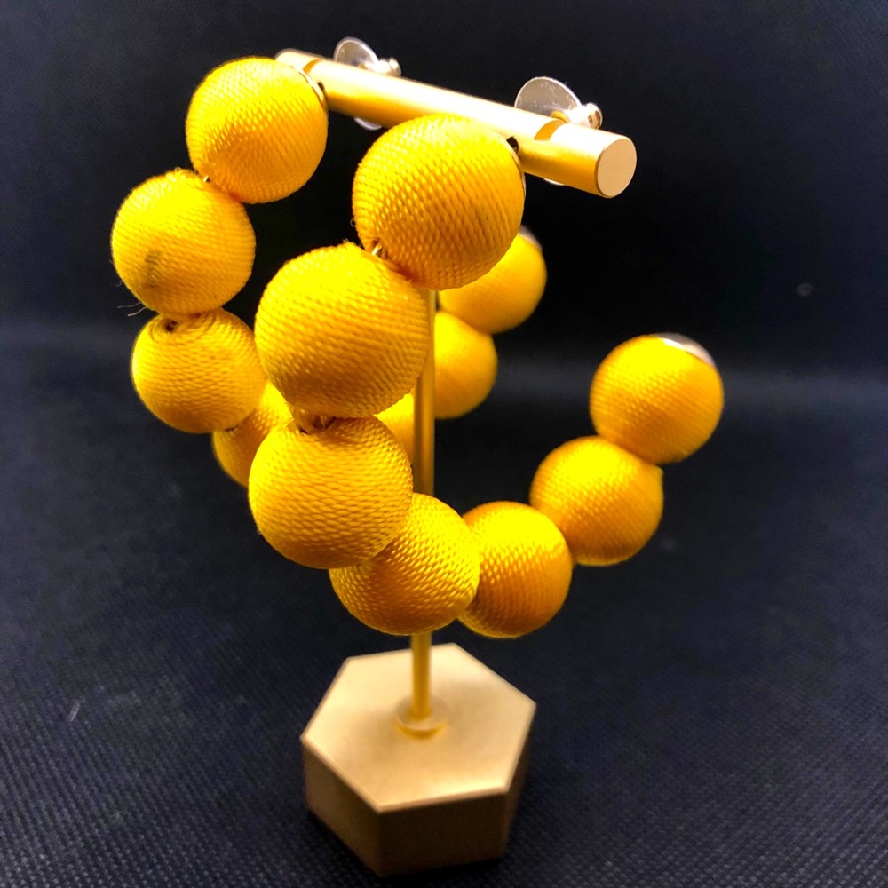 Fashion yellow earrings